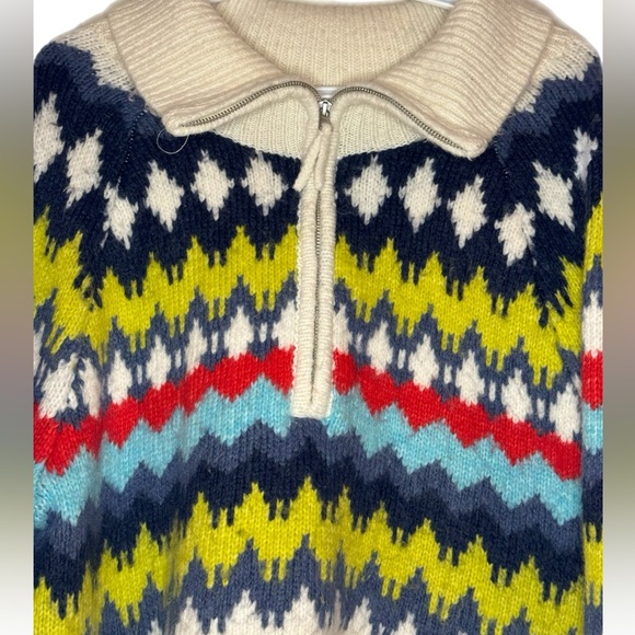 Aerie Mohair Style Quarter Zip Sweater - Picture 4 of 7